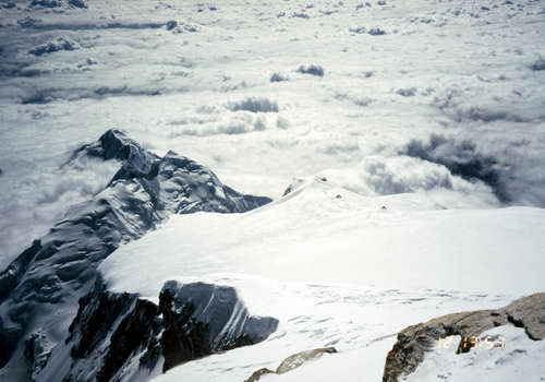 View from the top of Dhaulagiri