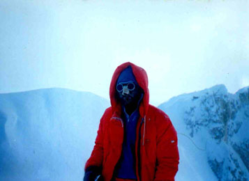 Radko Rachev on the top of Gasherbrum II