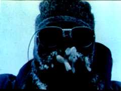 Hristo Prodanov's autoportret on the summit of Lhotse