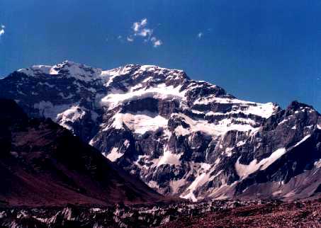 The South Face Of  Aconcagua