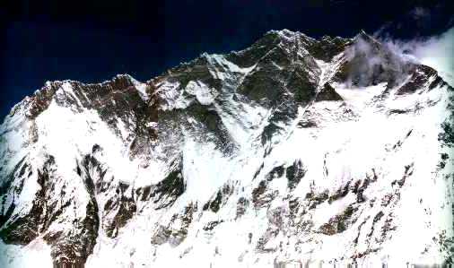 The South Face of Lhotse, View From Island Peak