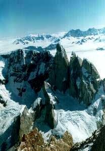 Cerro Tore from the top of Fiz Roy