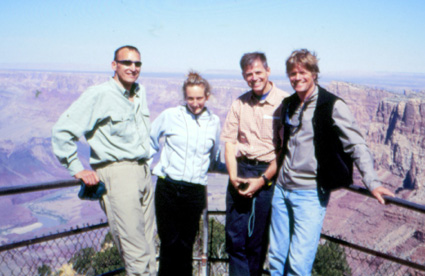 The climbing party - Nik, An, Roger, John