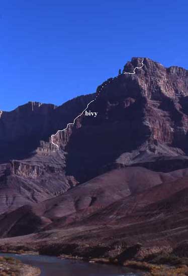 Grand Canyon - Comanche Ridge (The route ) - John collection