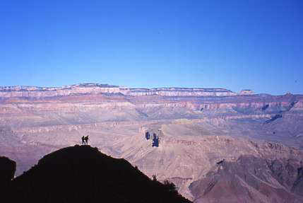 At the end of second day of climbing - on the "top" - rim of the Canyon - John collection